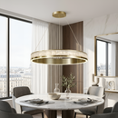 Підвісні люстри золоті D-60 cm / D-80 cm Led 3000K-6000K Gold Nacre 260418-100007764