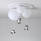 Люстра біла шарики з пандам E27х3 D-50 см White Panda240731-100003499