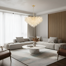 Підвісні кришталеві люстри золоті D-50/ 60/ 80/ 100 cm E14 Gold Elegance 260220-100007546