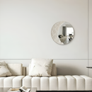 Настінні світильники Полумісяць дзеркало D-40 cm Led 3000K-6000K Black+White Moon Mirror 251218-100006908