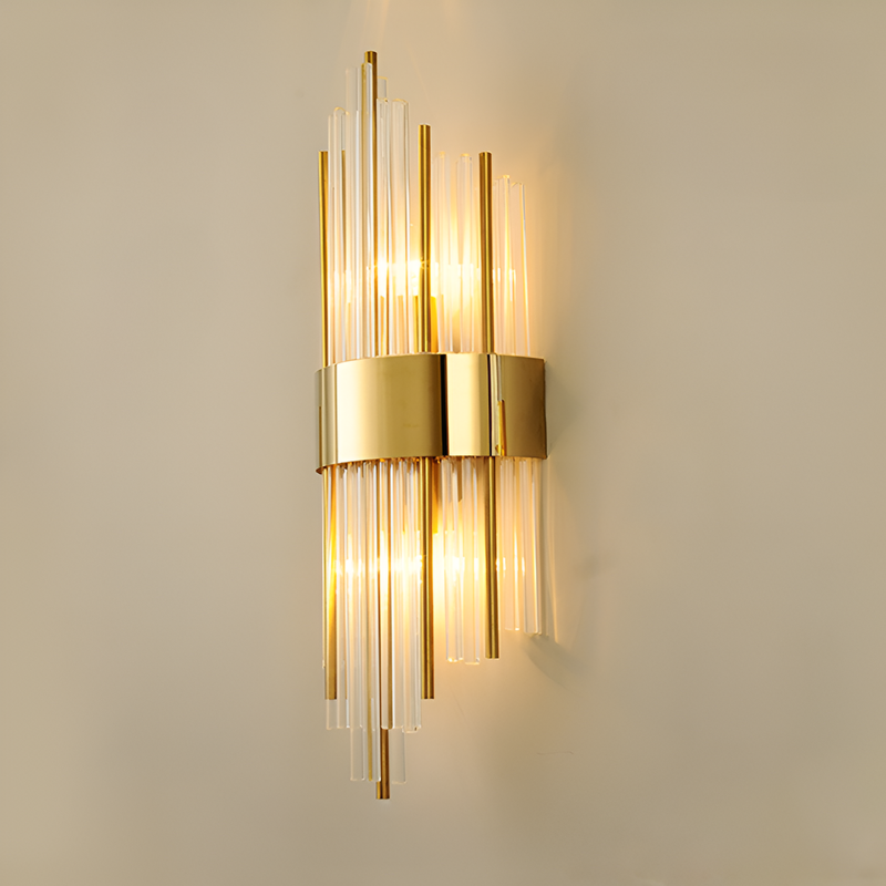 Настінний світильник золотий H-60 cm W-22 cm E14 Gold Empire 250918-100002083