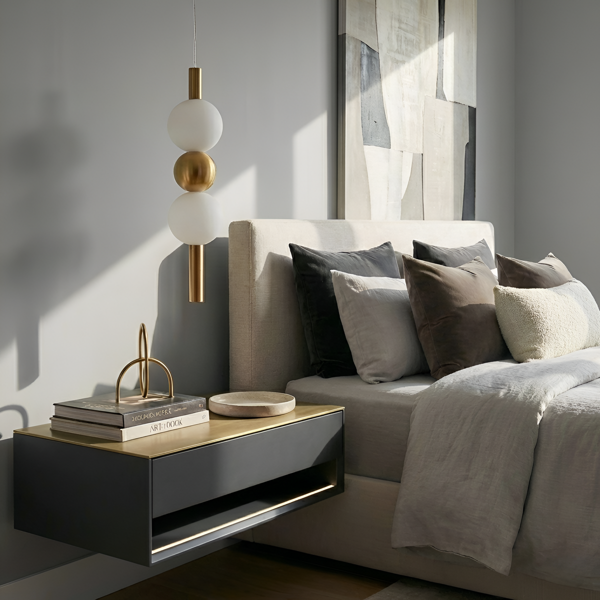 Підвісний світильник Led 6.5W 3000K-6000K Gold+White Pearls 260131-100007152