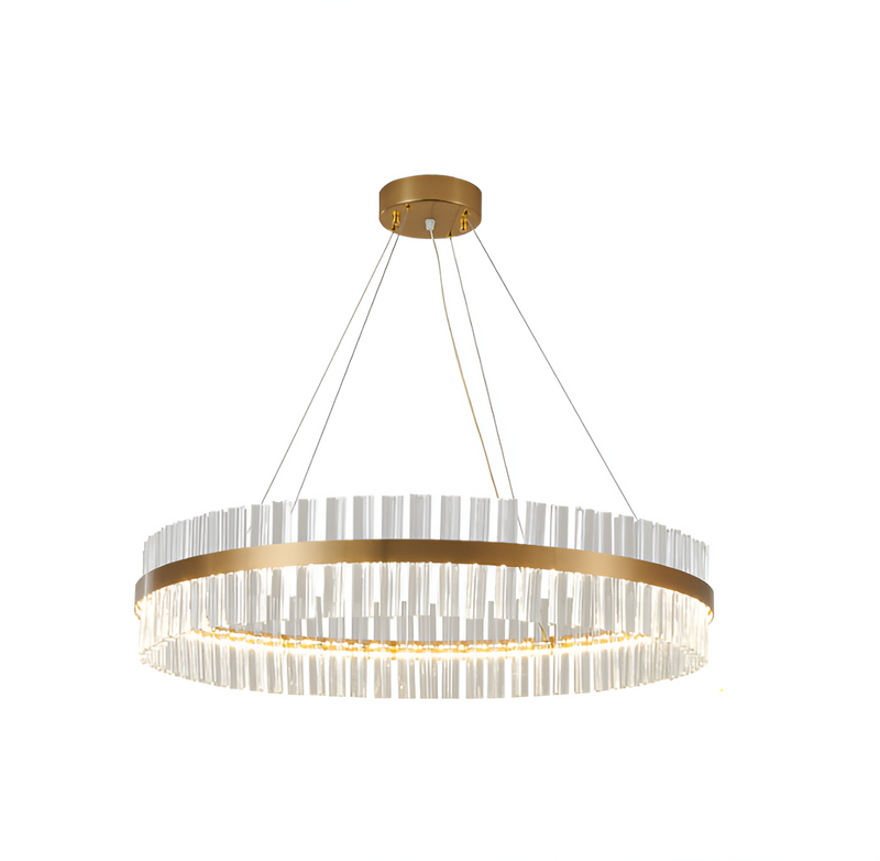 Люстра Glass circle D-60cm Gold 250491-100004592