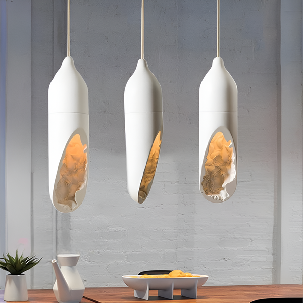 Підвісний світильник білий H-50 cm E27 White Resin 251121-100006683