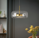 Підвісний світильник золотий D-33 cm Led 9W 3000K-6000K Gold+Clear Jube 251131-100006755