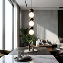 Підвісний світильник H-60 cm Led 10W 4000K White+Black Pearls 251218-100006840