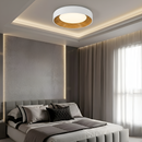Стельова люстра біла D-50 cm Led White+Wood Round 260322-100007629