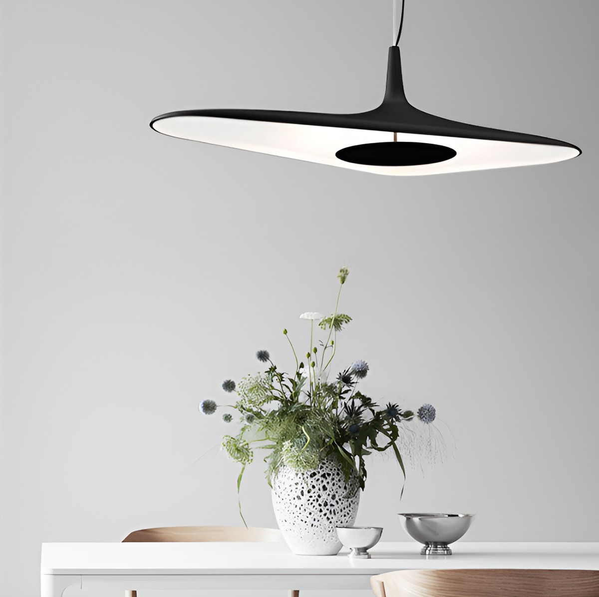 Люстри чорні L-60 cm / L-80 cm Led 8W 4000K Cosmic Black 250518-100004717