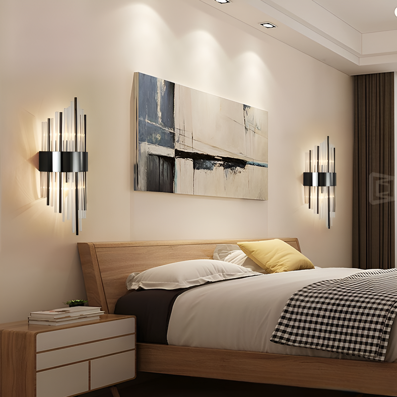 Настінний світильник чорний H-60 cm E14 Black Empire 251188-100006520