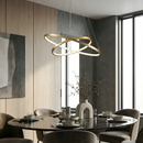Підвісна люстра золота D-60 cm Led 35W 4000K Gold Rings 251240-100006882