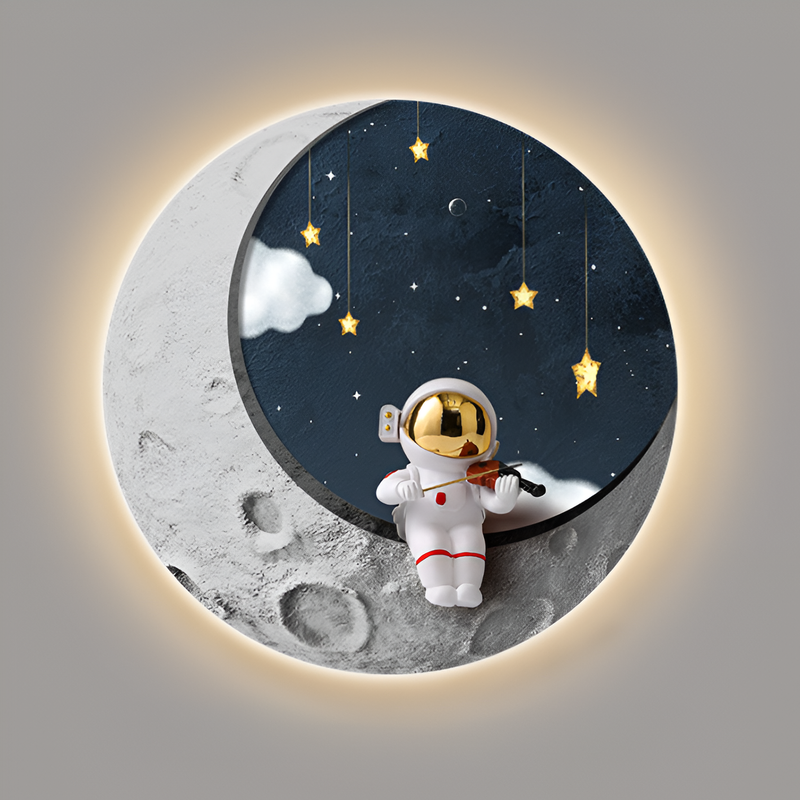 Настінні світильники місяць з астронавтом D-40/50/60 cm Led 4000K Astronaut 250958-100005921