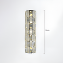 Настінні світильники срібні H-40 cm / H-50 cm Led 3000K-5000K Chrome Crystal 260122-100007276