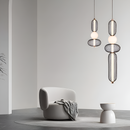 Підвісний світильник H-48 cm Led 5W 3000K Black+White Lattice 260131-100007202