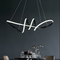 Люстра підвісна чорна геометрична L-72 cm Led 47W 4000K Black Geometry 250980-100006040