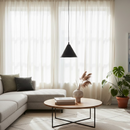 Підвісний світильник чорний E27 Black Cone 260263-100007476