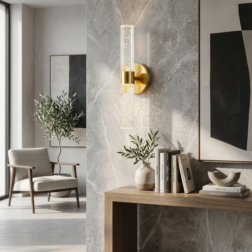 Настінний світильник золотий H-39.5 cm Led Gold Relief 251222-100006761