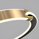 Люстра D-60cm Led 50W 3000K-6000K Black + Gold Rimy twotone 251121-100006695