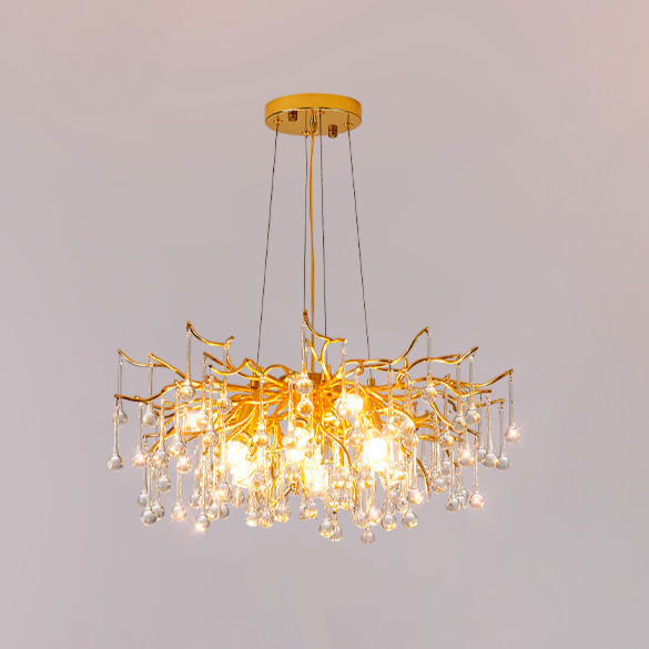 Люстра Rain Gold D-60cm G9x8 250488-100004520
