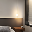Підвісний світильник Tube H-60cm / H-90cm Gold+White Elegant 4000К 250618-100005156