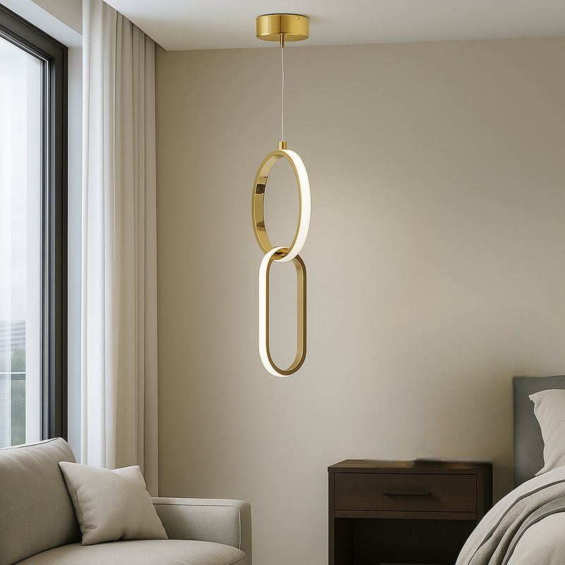 Підвісний світильник Clip Circle 26W 3000-6000K Gold 250635-100005139