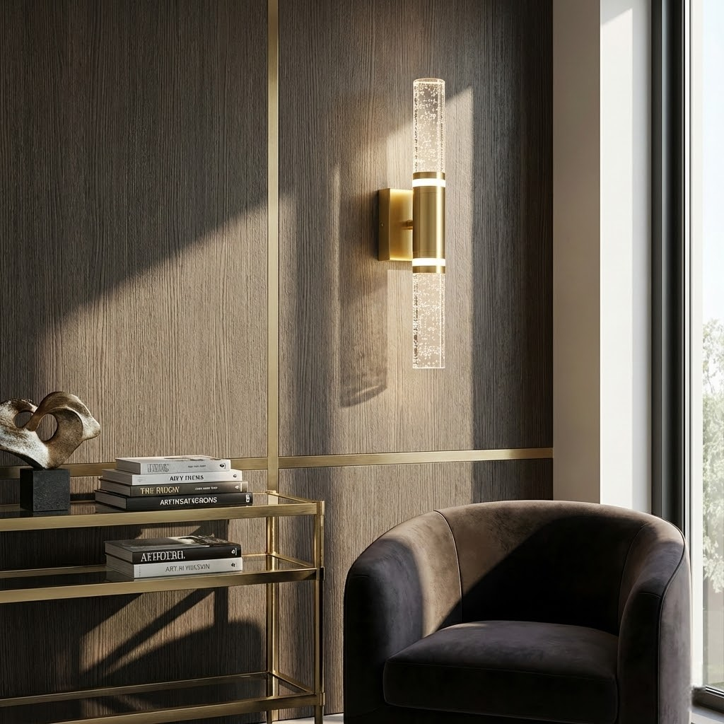 Настінний світильник золотий H-37 cm Led 6W Gold Relief 251222-100006763