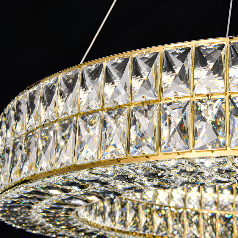 Люстра підвісна Luxury Crystal D-80cm 67W Gold 250617-100005076