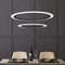 Люстра Double Circle D-80+60cm/ 60+40cm Black 250518-100004785