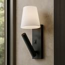 Настінний світильник чорний H-25 cm Led 3W 4200K Black+White House 251160-100006546