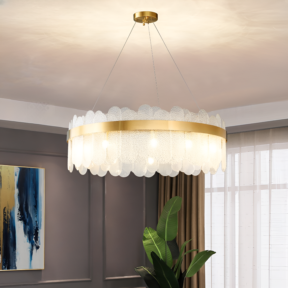 Люстра підвісна Fozz Gold D-60 cm / D-80 cm 250488-100004478