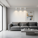 Точковий світильник білий H-10 cm D-5.5 cm GU10 White Gofre 260260-100007361