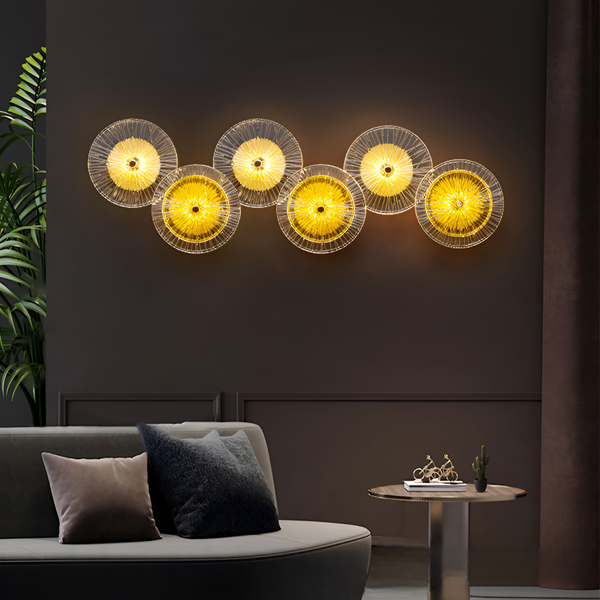 Настінний світильник золотий L-92 cm Led 18W Gold Agapi 251017-100006242