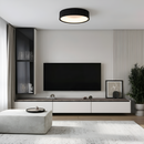 Стельові люстри чорні D-40 cm / D-50 cm Led Black Gofre 260322-100007624