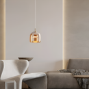 Підвісний світильник бурштиновий D-23 cm Led 9W Amber+Gold Jube 251231-100006775