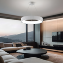 Підвісні люстри білі D-40 cm / D-50 cm Led White Gofre 260322-100007621