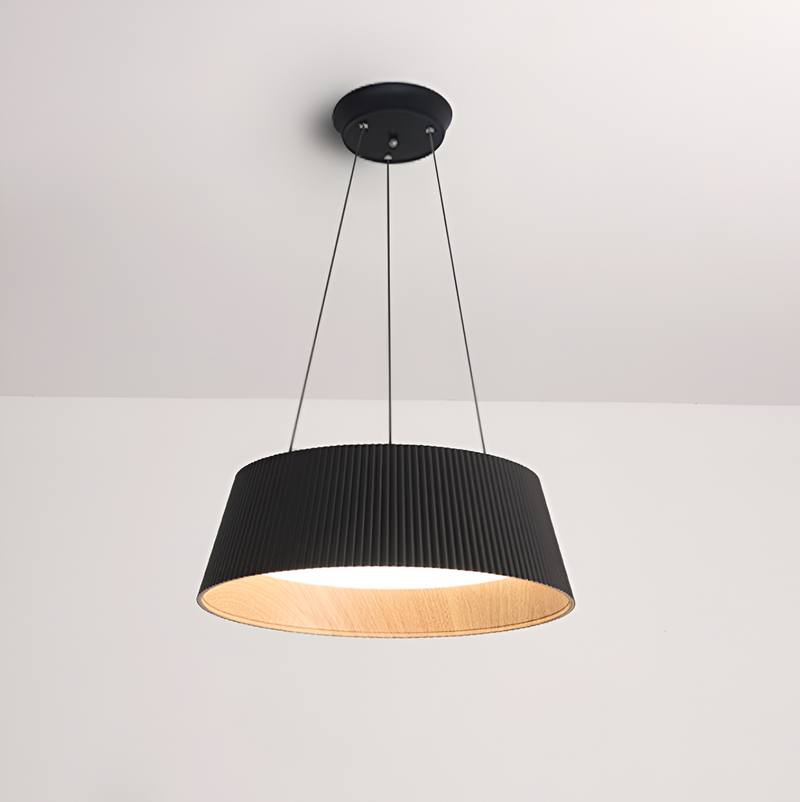 Підвісні світильники під дерево Gofre D-45cm Led 45W 3000K 4000K 6000K Black / White More lamp 240419-100003230