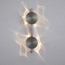 Настінний світильник срібний зі світловідбивачем хромовий H-38 cm Led 1.7W Chrome Flower 251118-100006652