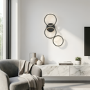 Настінний світильник чорний H-45 cm Led 23W 4000K Black 260140-100007081