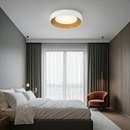 Стельова люстра біла D-50 cm Led White+Wood Round 260322-100007629