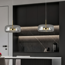 Підвісний світильник золотий D-33 cm Led 9W 3000K-6000K Gold+Clear Jube 251131-100006755