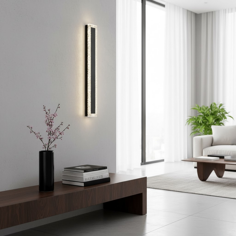 Настінні світильники чорні L-40 cm / L-60 cm Led 3000K-6000K Black Longi flat 251122-100006614