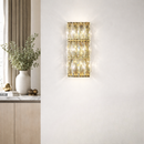 Настінний світильник золотий кришталевий H-32 cm G4 Gold Crystal square 251222-100006912
