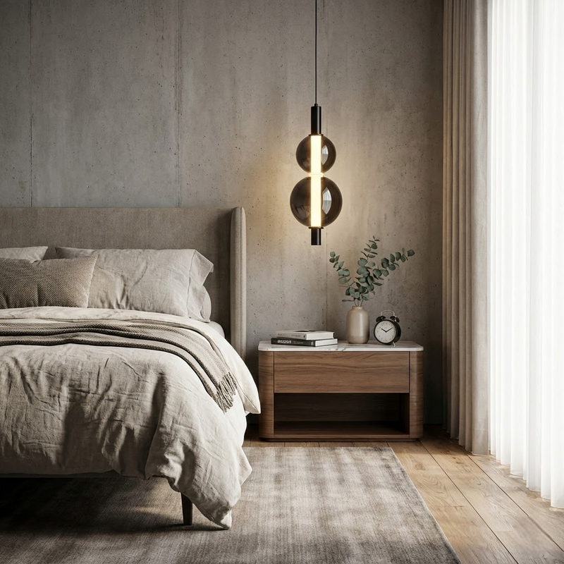 Підвісний світильник графітовий H-50 cm Led 12W 4000K Graphit Bubbles 251118-100006740