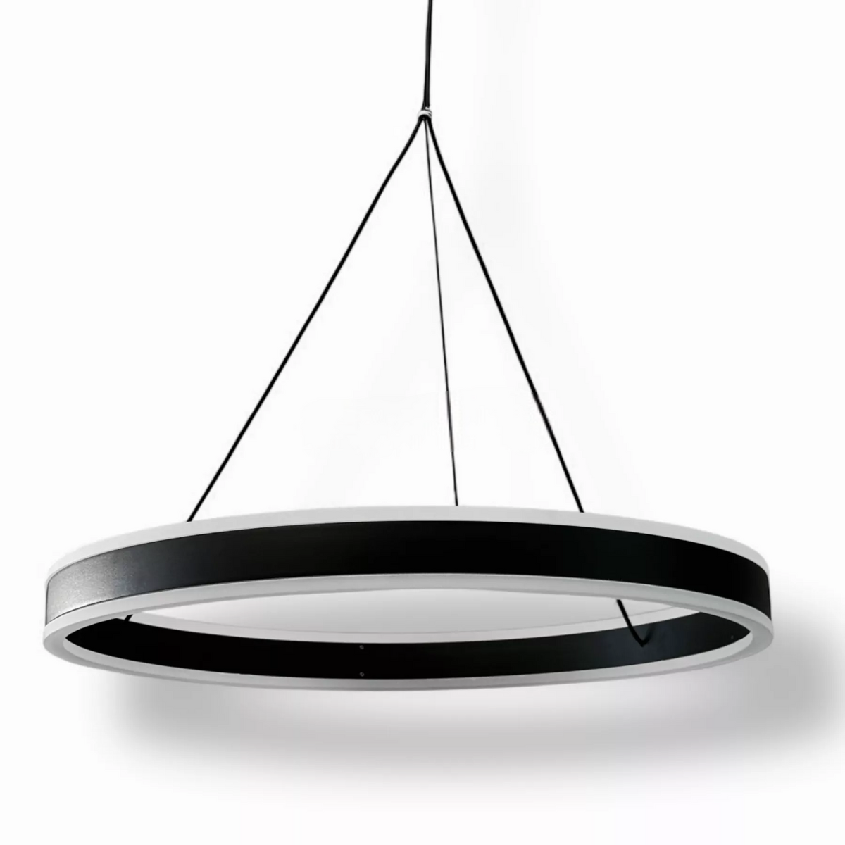 Підвісна люстра чорна з пультом L-50 cm Led 70W 2800K-6000K Black Kukho 260248-100007400