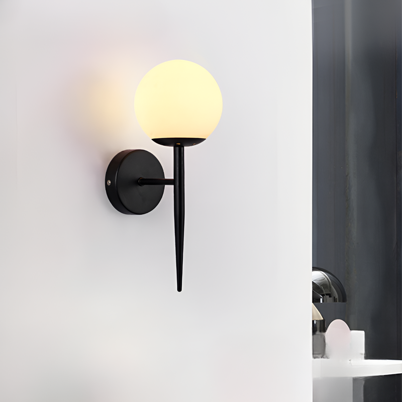 Настінний світильник Bollo E27 Black 250491-100004445