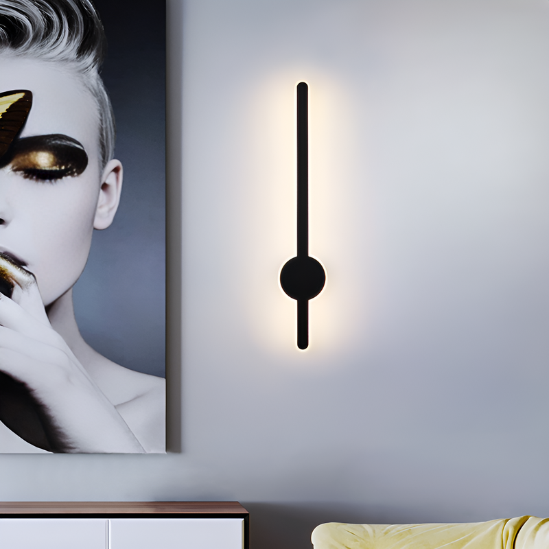 Бра Figure wall Black L-40cm 20W 4000K 250491-100004446