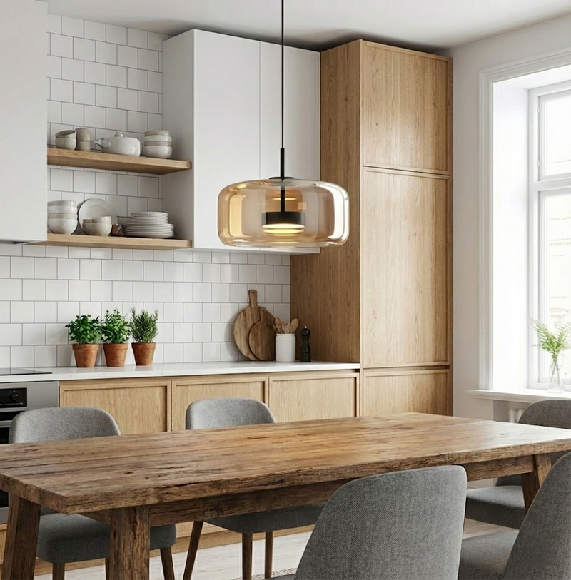 Підвісний світильник бурштиновий D-33 cm Amber+Black Jube 251231-100006768