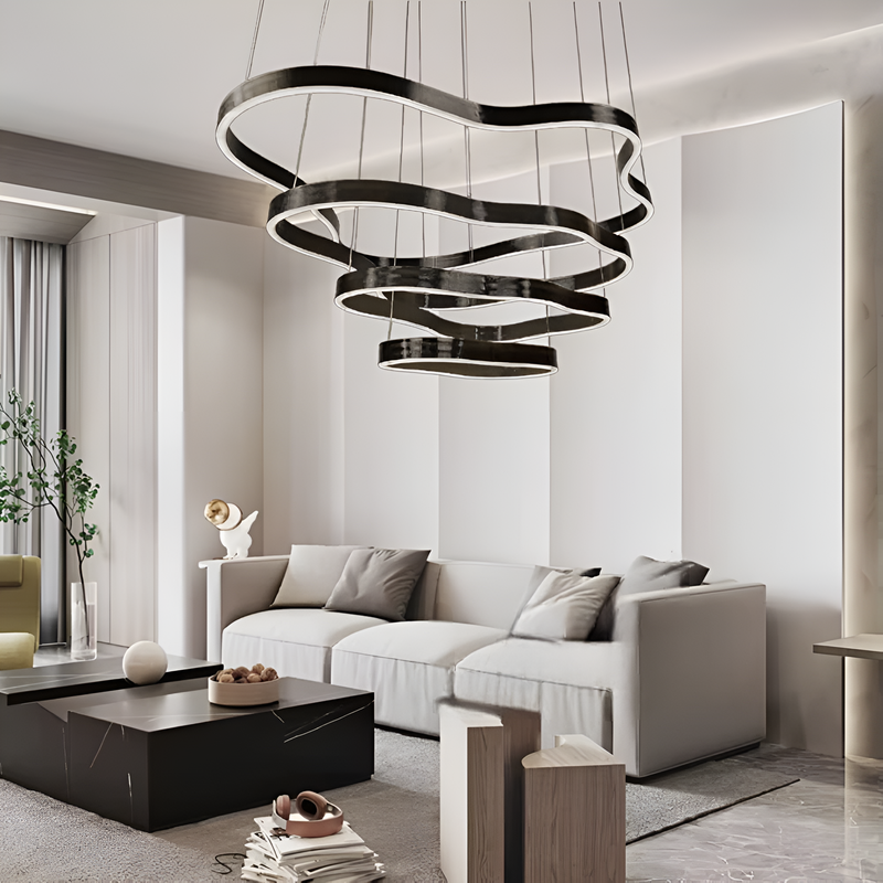 Люстра Celestial L-100cm 100W Black 250518-100004837