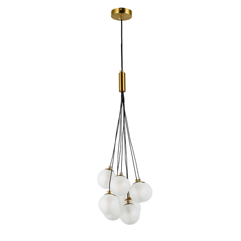 Підвісна люстра з білими шарами G9x9 White Grape 250931-100006057
