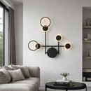 Настінний світильник чорний L-62 cm Led 28W Black Molecular 260119-100007015