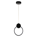 Підвісний світильник чорний круг, кільце D-20 cm Led 15W Black Ring 250791-100005652